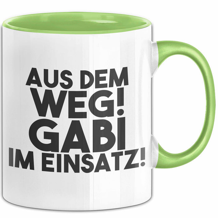 Gabi Tasse Aus Dem Weg! Gabi Im Einsatz! Geschenk