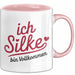 Silke Tasse Geschenk Ich Bin Vollkommen Silke Geschenkidee Geburtstag Rosa Trendation