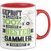 Sammler Geschenk Lustiger Spruch für Sammler Geschenkidee Bester Sammler Der Welt Rot Trendation