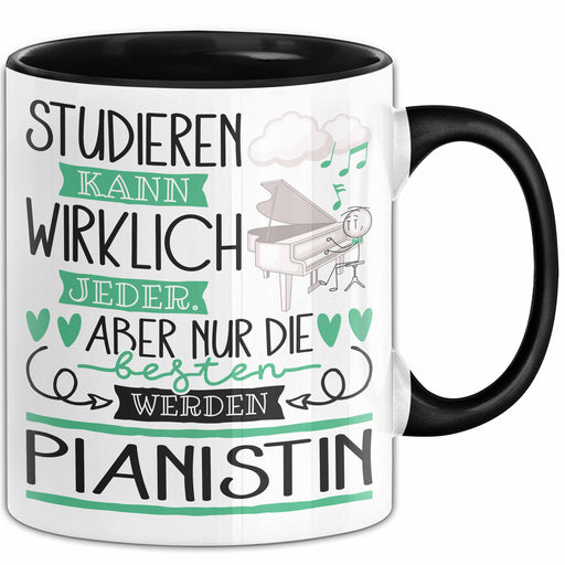 Pianistin Tasse Lustiges Geschenk Studieren Kann Wirklich Jeder Nur Die Besten Werden Pianistin Trendation
