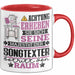 Songtexter Geschenk Tasse Lustiger Spruch Erheben Sie Sich Der Songtexter Betritt den Raum Rot Trendation
