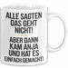 Anja Tasse Geschenk Alle Sagten Das Geht Nicht Aber Dann Kam Anja Und Hat Es Einfach Gemacht Geschenkidee Becher mit Name Weiß Trendation