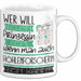 Höhlenforscherin Tasse Geschenk Spruch Wer Will Schon Prinzessin Sein Wenn Man Auch Höhlenforscherin Sein Kann Weiß Trendation