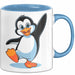 Pinguin Tier Tasse Geschenk Lustige Geschenkidee Spruch Blau Trendation