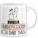 Geschenk für Hundepflegerin Tasse Lustige Geschenkidee Geburtstag Ich Bin Hundepflegerin Ich Darf Das Weiß Trendation