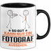 Fotograf Geschenk Tasse So Gut Kann Nur Ein Fotograf Aussehen Geschenkidee Kaffee-Becher Schwarz Trendation