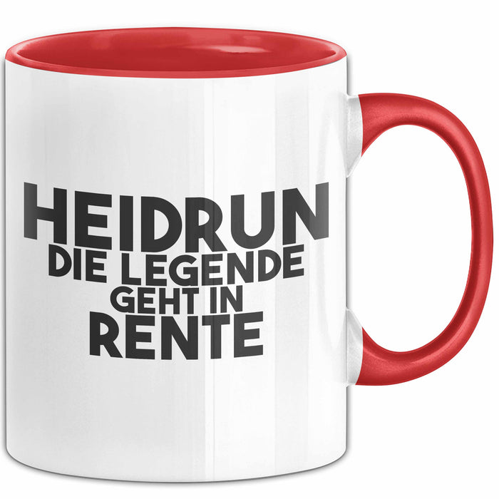 Heidrun Tasse Heidrun – Die Legende Geht In Rente Geschenk