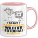 Wildtierfotograf Geschenk Tasse So Gut Kann Nur Ein Wildtierfotograf Aussehen Geschenkidee Kaffee-Becher Rosa Trendation