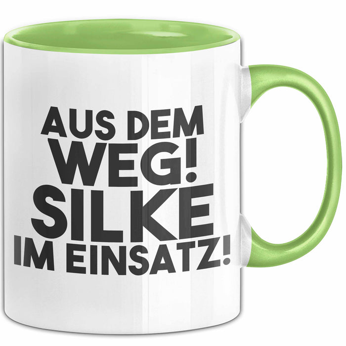Silke Tasse Aus Dem Weg! Silke Im Einsatz! Geschenk