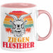 Ziegen Hirte Geschenk Tasse Ziegen Flüsterer Geschenkidee Ziegen-Liebhaber Kaffee-Becher Rosa Trendation