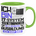 IT-Systemelektroniker Ausbildung Tasse Geschenk Ich Bin IT-Systemelektroniker In Der Ausbildung Ich Darf Das Geschenkidee Spruch Grün Trendation