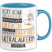 Ultraläuferin Geschenk Becher Tasse Gott Schuf Alle Menschen Gleich Nur Die Besten Durfeten Ultraläuferin Werden Geschenkidee Lustig Blau Trendation