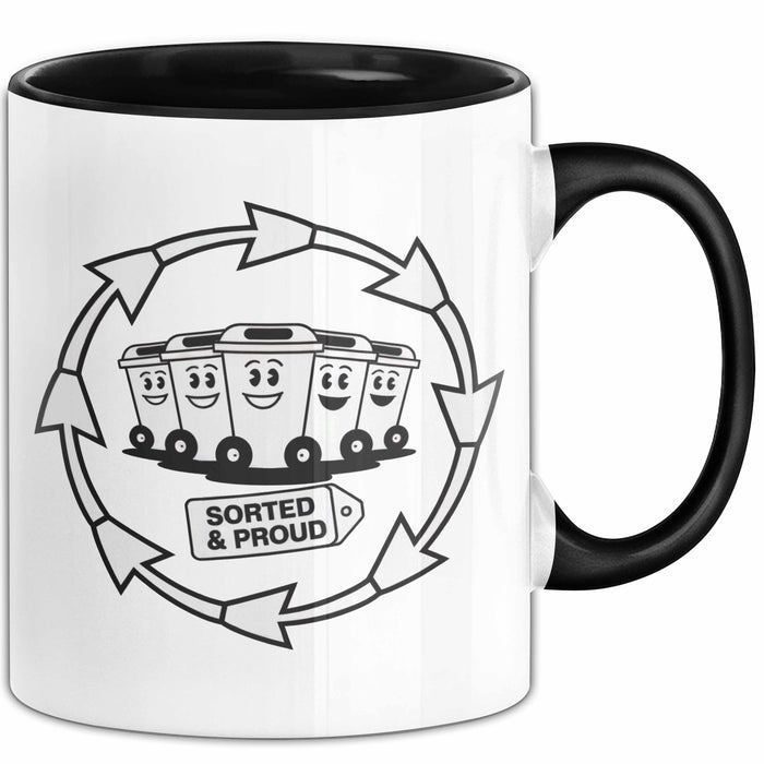 Recycling Fan Tasse Geschenk Lustige Geschenkidee Spruch Für Umwelt Recycler Trendation