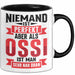 Ossi Tasse Geschenk Niemand Ist Perfekt Aber Als Ossi Ist Man Nah Dran Ostdeutschland Trendation