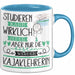 Kajaklehrerin Tasse Lustiges Geschenk Studieren Kann Wirklich Jeder Nur Die Besten Werden Kajaklehrerin Blau Trendation