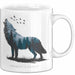 Klimaschutz Tasse Geschenk Erhalten Schützen Wolf Tiermotiv Weiß Trendation