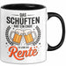 Rentner Pensionär Sarkasmus Tasse Geschenk Lustige Geschenkidee Spruch Das Schuften Hat Ein Ende Es Lebe Die Rente Trendation