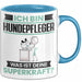 Hundepfleger Tasse Geschenk für Hundepfleger Geburtstag Lustiger Spruch Kaffee-Becher Was Ist Deine Superkraft Blau Trendation