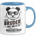 Bruder Tasse Geschenkidee Einen Bruder Wie Mich Zu Haben Blau Trendation