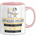 Synthesizer-Spielerin Weil Es Keinen Schöneren Beruf Gibt Tasse Geschenk für Eine Synthesizer-Spielerin Lustig Rosa Trendation