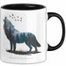 Klimaschutz Tasse Geschenk Erhalten Schützen Wolf Tiermotiv Trendation
