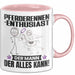 Pferderennen-Enthusiast Tasse Geschenk für Pferderennen-Enthusiast Der Mann Der Alles Kann Geschenkidee zum Geburtstag Rosa Trendation