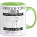 Outdoor-Yoga-Lehrerin Und Prinzessin Tasse Geschenk Für Eine Outdoor-Yoga-Lehrerin Geburtstag Was Ist Deine Superkraft Grün Trendation