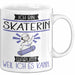 Skaterin Tasse Geschenk Ich Bin Skaterin Warum Weil Ich Es Kann Geschenkidee Geburtstag Weiß Trendation