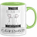 Klassikliebhaberin Tasse Geschenk Becher Stark Attraktiv Furchtlos Klassikliebhaberin Lustige Geschenkidee Grün Trendation