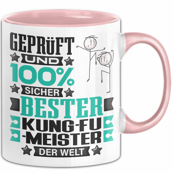 Kung-Fu-Meister Geschenk Lustiger Spruch für Kung-Fu-Meister Geschenkidee Bester Kung-Fu-Meister Der Welt Rosa Trendation
