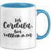 Cordula Tasse Ich Cordula, Bin Vollkommen Geschenk Blau Trendation