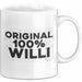 Willi Tasse Original 100% Willi Geschenk Weiß Trendation