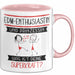 EDM-Enthusiastin Und Prinzessin Tasse Geschenk Für Eine EDM-Enthusiastin Geburtstag Was Ist Deine Superkraft Rosa Trendation