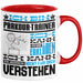 Parkour-Trainer Geschenk Kaffee-Tasse Geschenkidee für Parkour-Trainer Ich Bin Parkour-Trainer Ich Kann Es Dir Erklären Jedoch Nicht Für Dich Verstehen Spruch Lustig Rot Trendation