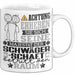 Schwägerschaft Geschenk Tasse Lustiger Spruch Erheben Sie Sich Der Schwägerschaft Betritt den Raum Weiß Trendation