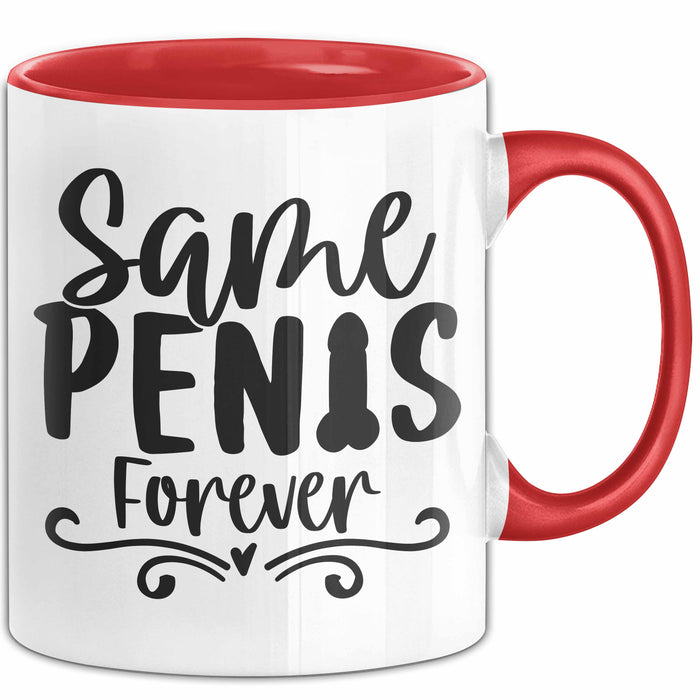 Verheirattet Tasse Geschenk Same Penis Forever Geschenk Braut Rot Trendation