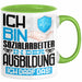 Sozialarbeiter Ausbildung Tasse Geschenk Ich Bin Sozialarbeiter In Der Ausbildung Ich Darf Das Geschenkidee Spruch Grün Trendation