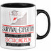Survival-Expertin Weil Es Keinen Schöneren Beruf Gibt Tasse Geschenk für Eine Survival-Expertin Lustig Trendation