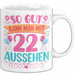 22er Geburtstag Tasse Geschenk Frauen So Gut Kann Man Mit 22 Aussehen Geschenkidee Geburtstag Weiß Trendation