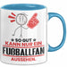 Fußballfan Geschenk Tasse So Gut Kann Nur Ein Fußballfan Aussehen Geschenkidee Kaffee-Becher Blau Trendation