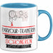 Parkour-Trainerin Weil Es Keinen Schöneren Beruf Gibt Tasse Geschenk für Eine Parkour-Trainerin Lustig Blau Trendation