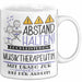 Musiktherapeutin Tasse Geschenk Lustig Abstand Halten Hochleistungs-Musiktherapeutin Mit Drang Zur Perfektion Bei Der Arbeit Weiß Trendation