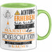Vogelschützerin Tasse Geschenk Lustiger Spruch Bitte Erheben Sie Sich Seine Majestät Die Vogelschützerin Betritt Den Raum Grün Trendation