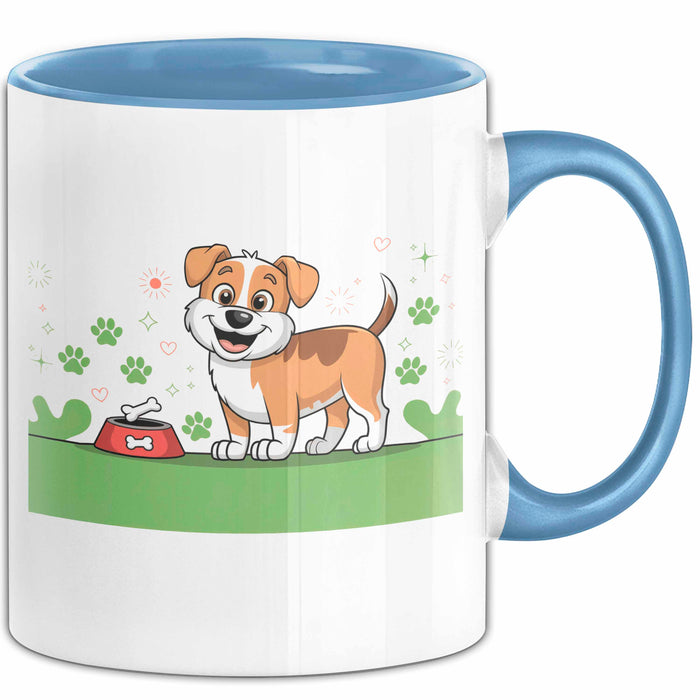 Hundebesitzer Tasse Geschenk Lustige Geschenkidee Spruch Für Hunde Eltern Blau Trendation