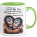 Papa Vater Geburtstagsfeier Tasse Geschenk Lustige Geschenkidee Spruch Ich Lächle Weil Du Mein Papa Bist Grün Trendation