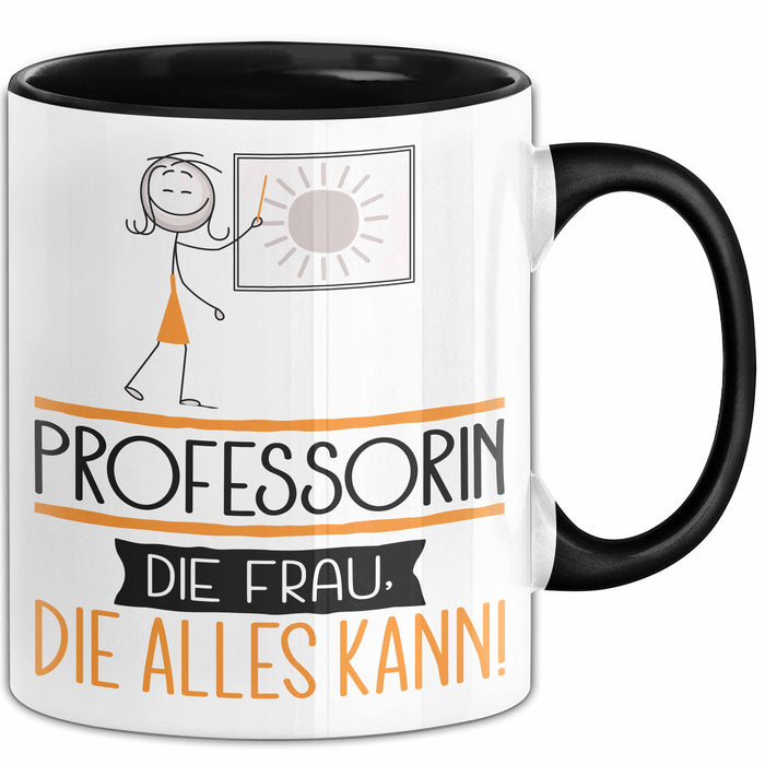Professorin Geschenk Tasse Becher Die Frau Die Allen Kann Geschenkidee für eine Professorin Lustig Trendation