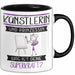 Künstlerin Und Prinzessin Tasse Geschenk Für Eine Künstlerin Geburtstag Was Ist Deine Superkraft Trendation