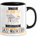 Jazz-Musikerin Tasse Geschenk Becher Stark Attraktiv Furchtlos Jazz-Musikerin Lustige Geschenkidee Trendation