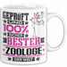 Zoologe Geschenk Lustiger Spruch für Zoologe Geschenkidee Bester Zoologe Der Welt Weiß Trendation