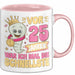 25. Geburtstag Tasse Geschenk Vor 25 Jahren War Ich Mal Die Schnellste Geschenkidee Frauen Mutter Oma Rosa Trendation